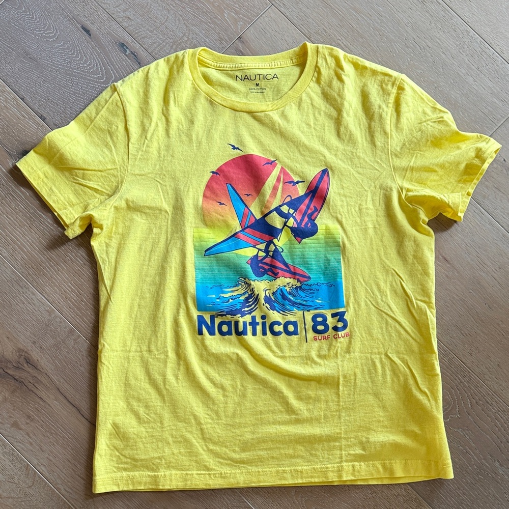 Nautica Vibrant Yellow Surf Club Tee